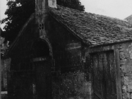 Crkva sv. Duha početkom 50-ih godina, Bale. (bn. 1819) Iz arhive Arheološkog muzeja Istre