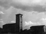 Crkva sv. Ilije 1951. godine, Bale. (bn. 1828( Iz arhive Arheološkog muzeja Istre