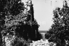 Ruševine crkve sv. Pavla uz obalu jugozapadno od Bala sredinom 60-ih godina, Bale. (bn. 6693) Iz arhive Arheološkog muzeja Istre