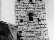 Zvonik crkve Blažene Djevice Marije krajem 70-ih godina, Banjole. (fn. 15685) Iz arhive Arheološkog muzeja Istre