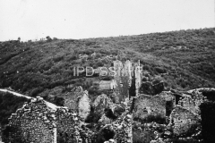 Pogled s Dvigrada na lokalitet Kacavanac 1957. godine, Dvigrad. (bn. 4438) Iz arhive Arheološkog muzeja Istre
