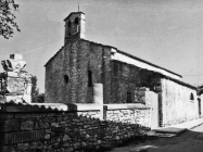 Pročelje crkve sv. Justa 1986. godine, Galižana. (fn. 367) Iz arhive Arheološkog muzeja Istre