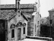 Crkva sv. Stjepana i crkva rođenja Marijinog 1972. godine, Labin. (fn. 11614) Iz arhive Arheološkog muzeja Istre