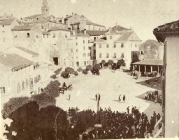Početak gradnje današnje zgrade općine 1886. godine. www.labin.com