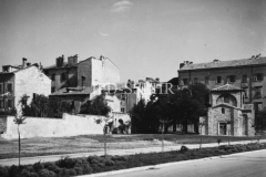 Crkva Svete Marije Formoze nakon rušenja Bance d\'Italia sredinom 50-ih, Pula. (fp. 4088) Iz arhive Arheološkog muzeja Istre