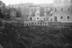 Gradilište na Vodnjanskoj ulici 1975. godine, Pula. (fn.14473) Iz arhive Arheološkog muzeja Istre