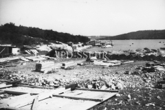 Pogled na gradilište marine Veruda 1967. godine, Pula. (bn. 9025) Iz arhive Arheološkog muzeja Istre