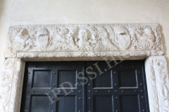 Katedrala Uznesenja Blažene Djevice Marije, bočni portal u gotičkom stilu. Pula. Autor: Aldo Šuran (2009.)