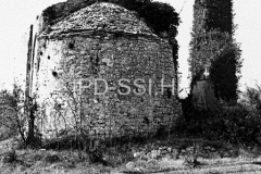 Pogled na začelje crkve sv. Tome kod Rovinja 1972. godine, Rovinj. (fn. 11534) Iz arhive Arheološkog muzeja Istre