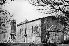Crkva Svete Marije od mora kod Žminja 1973. godine, Žminj. (fn. 12015) Iz arhive Arheološkog muzeja Istre
