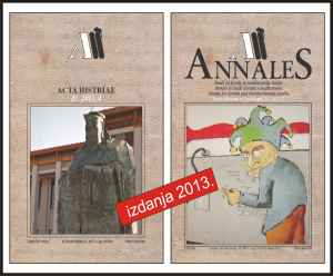 3. Acta Histriae i Annales naslovnice